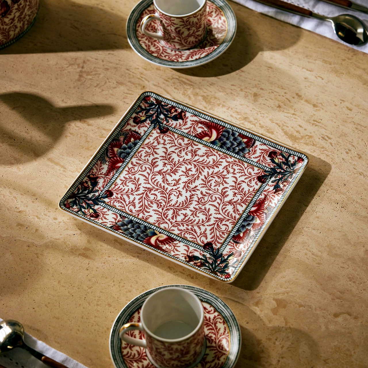 Поднос прямоугольный BRAQUENIÉ 17х15 см фарфор Bernardaud 2084/8231