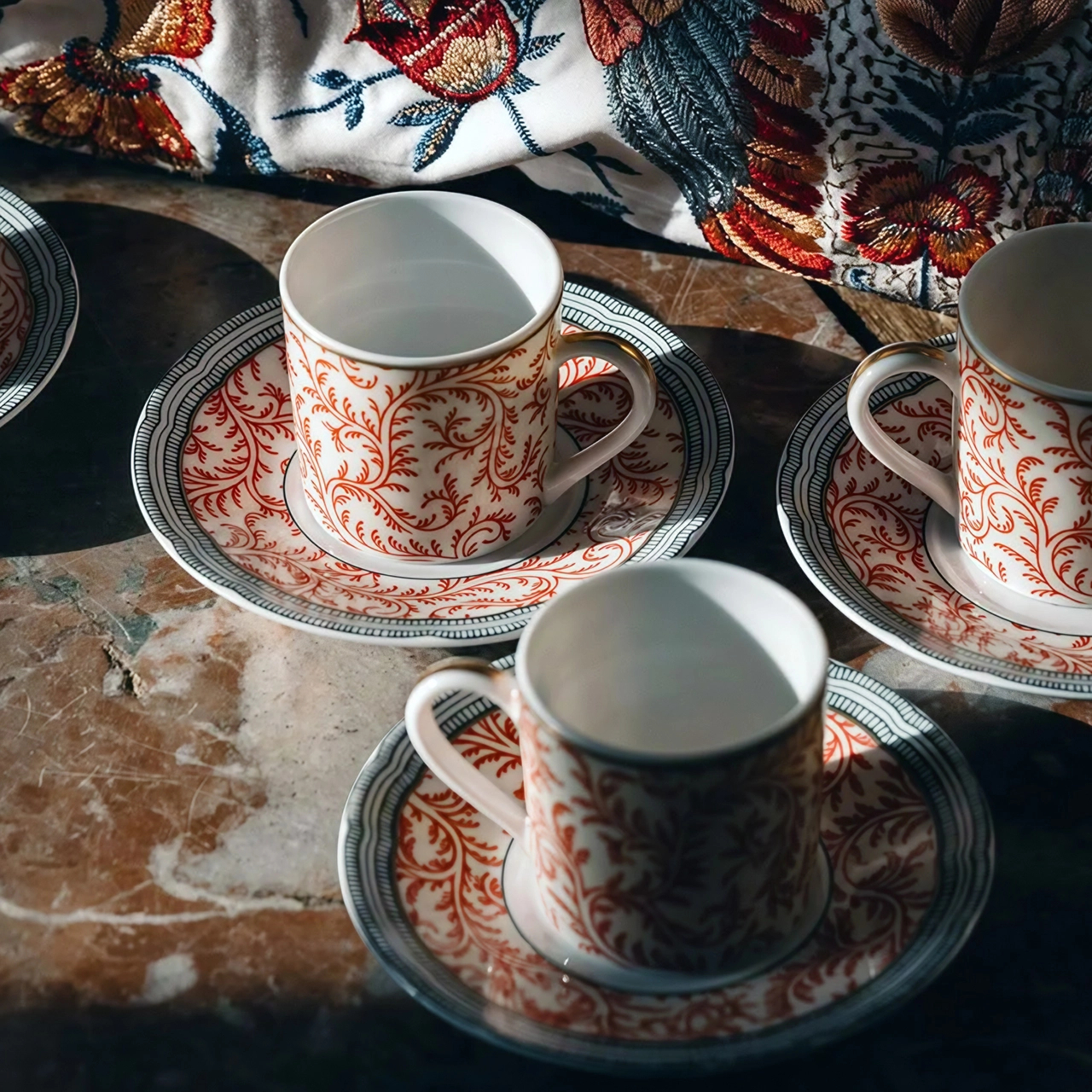 Чашка кофейная с блюдцем BRAQUENIÉ 50 мл фарфор Bernardaud 2084/20505