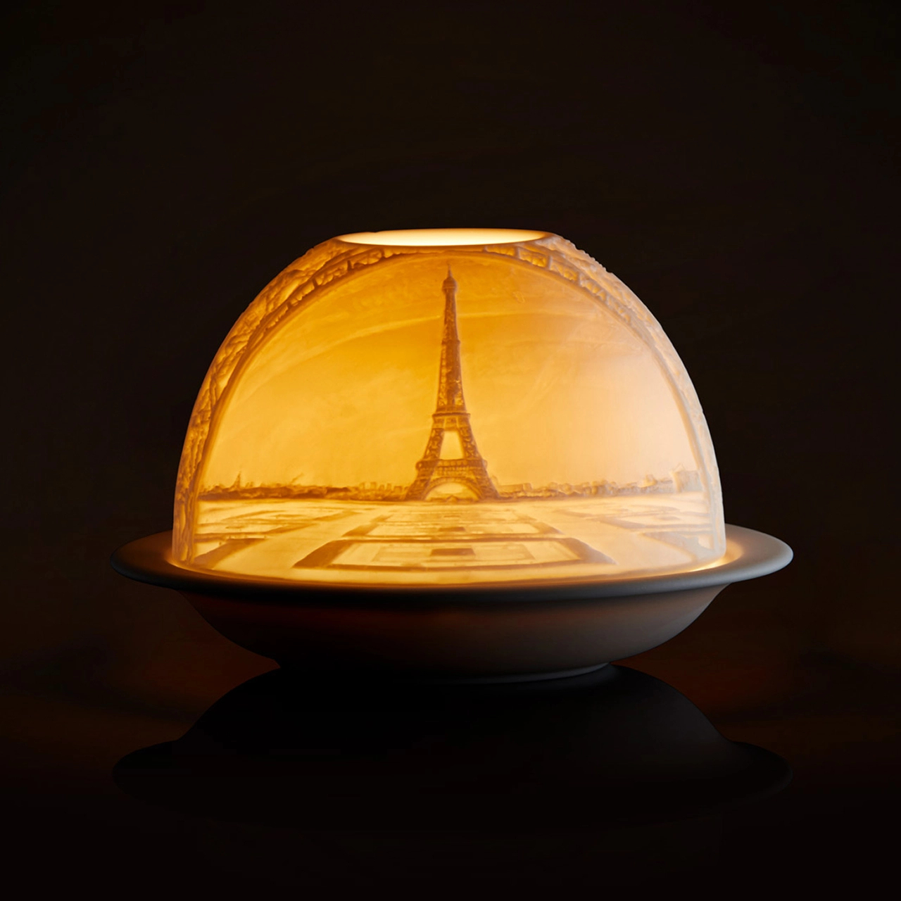 Подсвечник-литофан LA TOUR EIFFEL с ароматической свечой 7.5 см фарфор – 2
