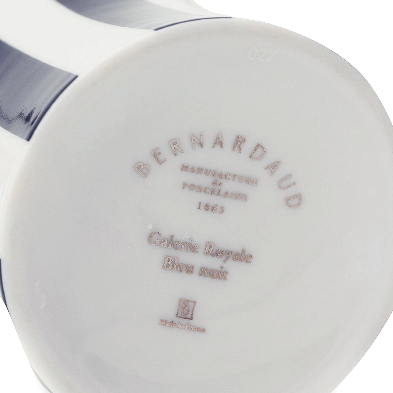 Молочник GALERIE ROYALE BLEU NUIT 180 мл фарфор темно-синий Bernardaud 1856/65