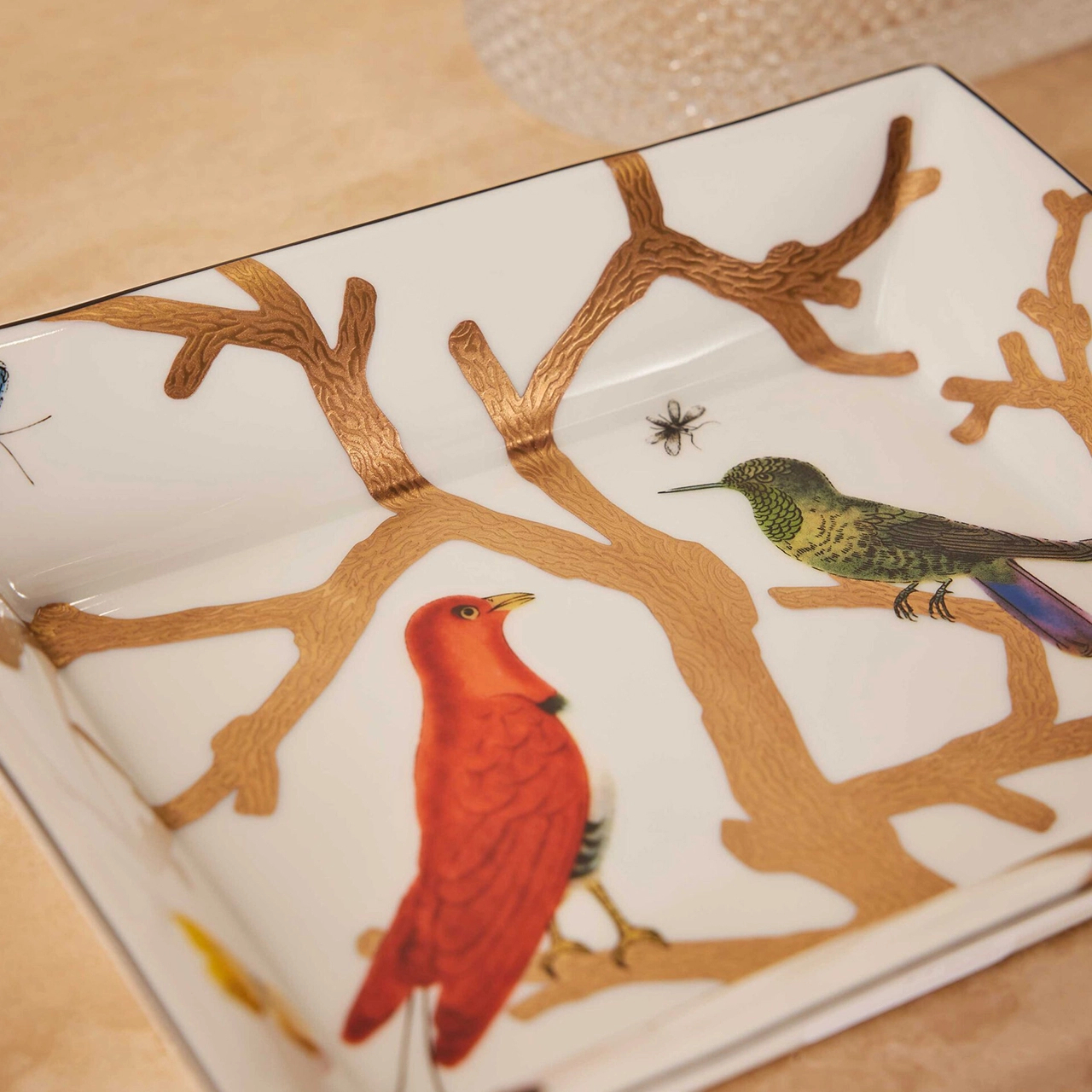 Мелочница AUX OISEAUX 20х16 см фарфор Bernardaud 2488/4511