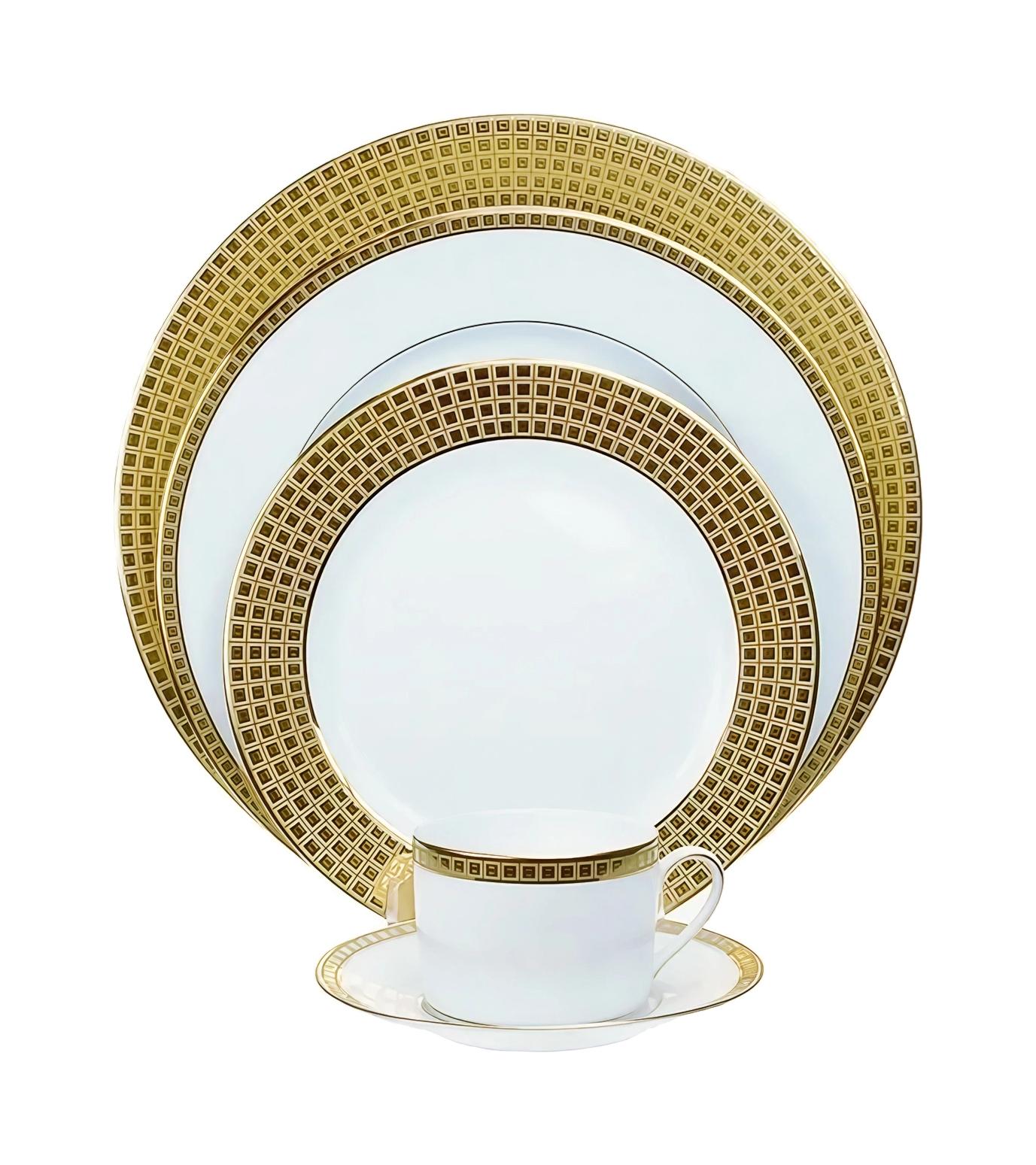 Тарелка подстановочная ATHENA GOLD ACCENT 29.5 см фарфор золото Bernardaud 0467/7