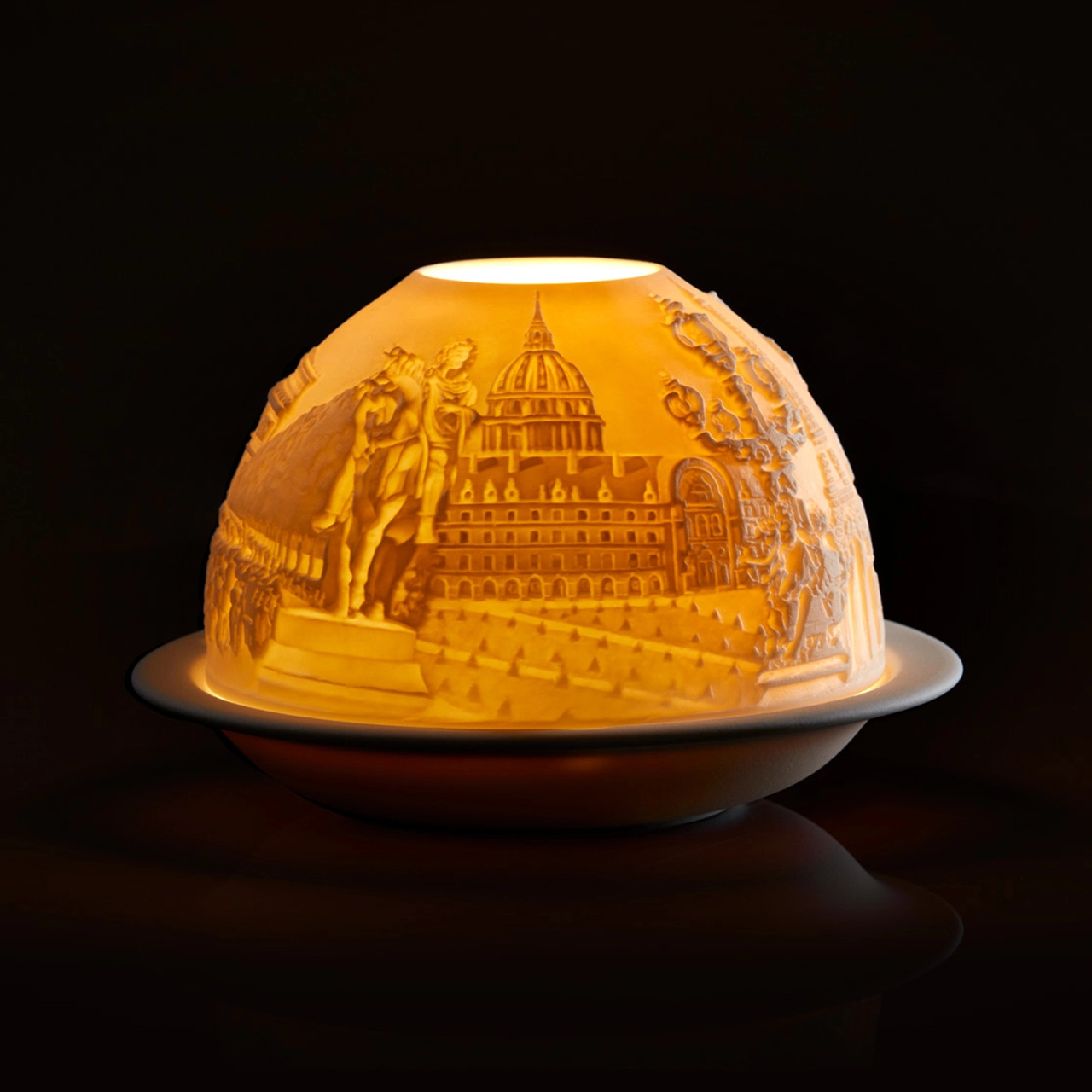 Подсвечник-литофан PARIS с ароматической свечой 7.5 см фарфор Bernardaud 2127/5547