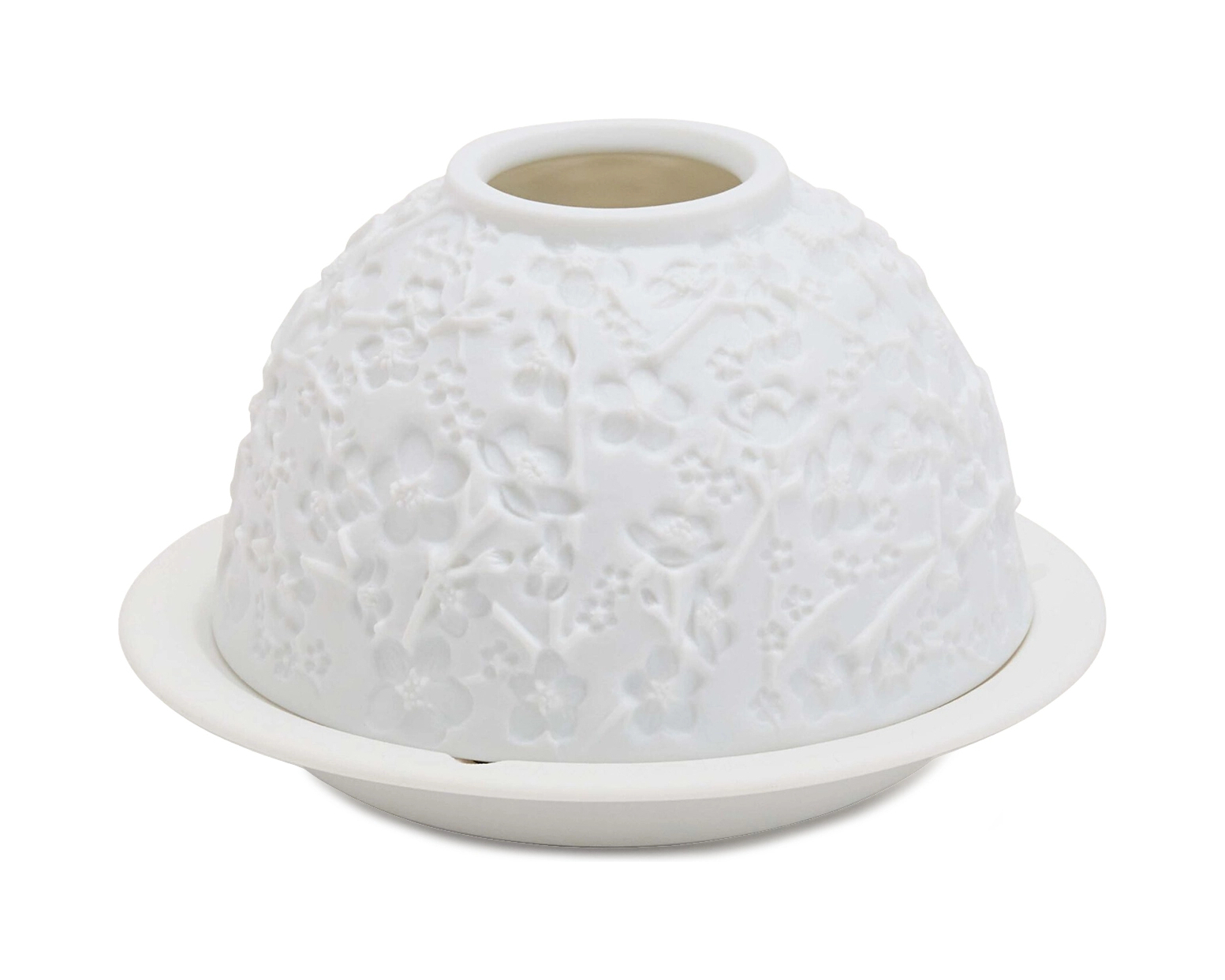 Подсвечник-литофан CHERRY BLOSSOMS с ароматической свечой 7.5 см фарфор Bernardaud 2127/20739