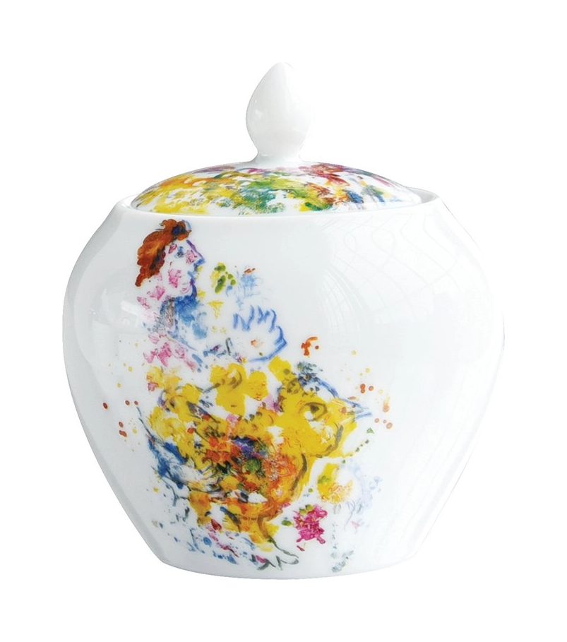 Сервиз чайный MARC CHAGALL Les Bouquets de Fleurs на 6 персон фарфор Bernardaud 1828/22626