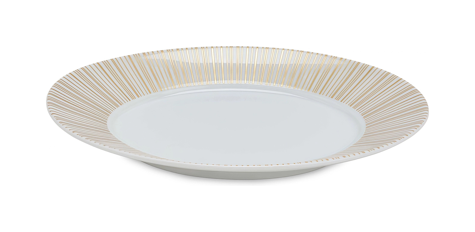 Блюдо овальное SOL 22 см фарфор бело-золотое Bernardaud 1655/125