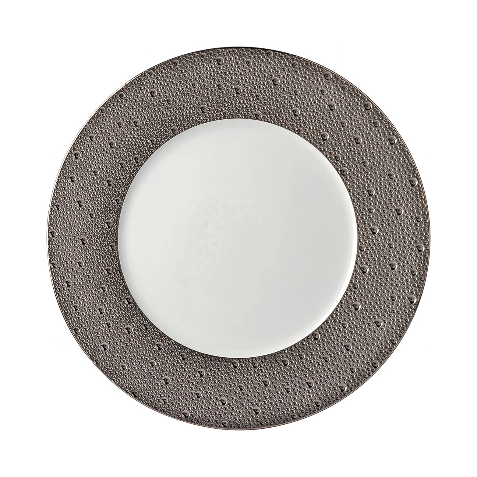 Тарелка подстановочная ECUME PLATINE 31.5 см фарфор платина