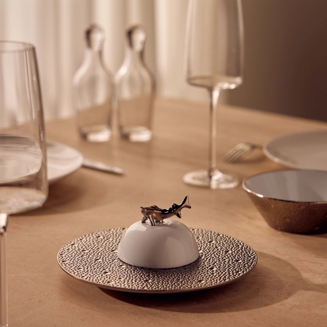Пиала ECUME PLATINE 13 см фарфор платина Bernardaud 0738/7188