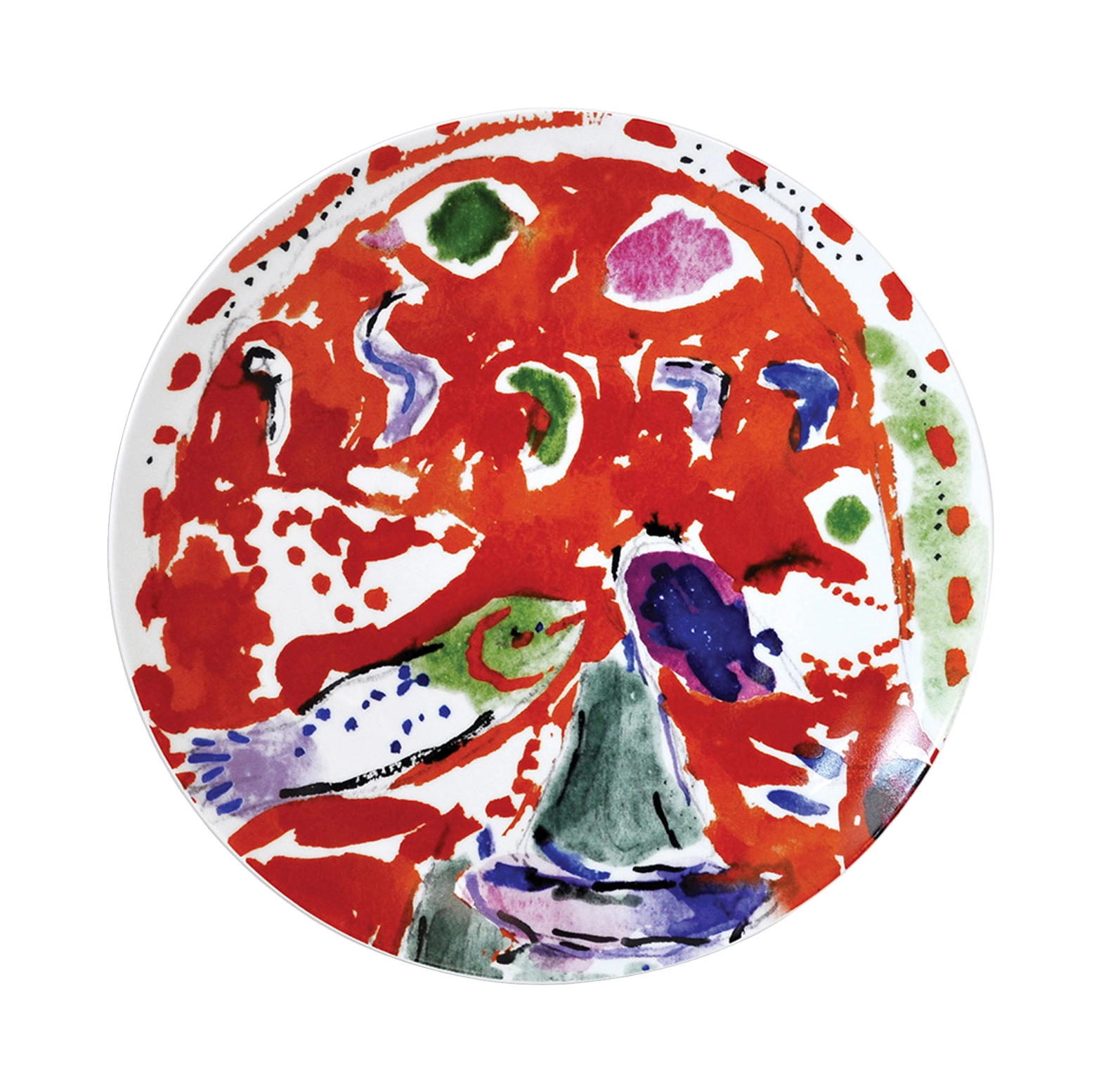 Набор салатных тарелок MARC CHAGALL Les vitraux d'Hadassah 21 см фарфор 6 шт Bernardaud 1168/21260-6-V2
