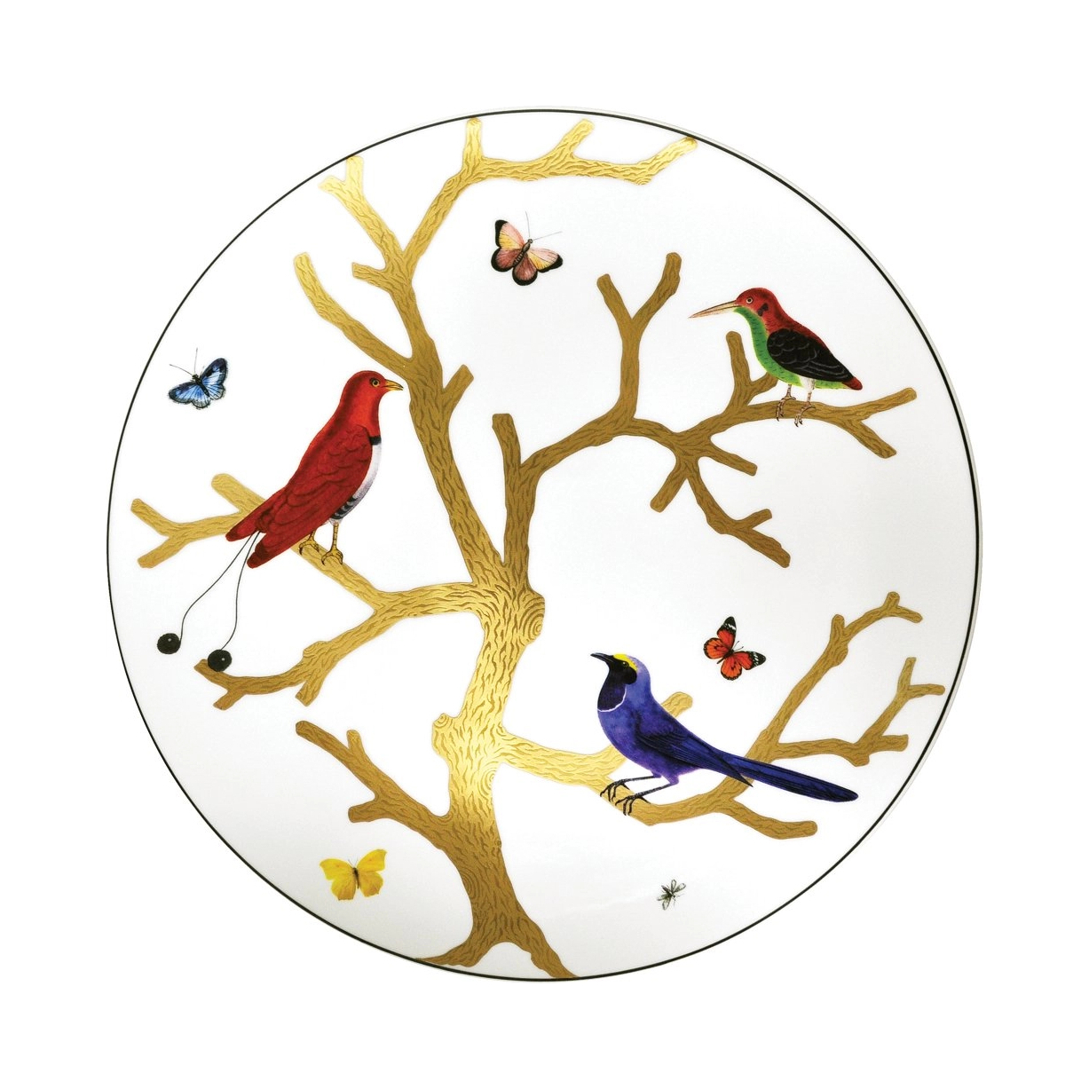 Тарелка подстановочная AUX OISEAUX 31 см фарфор