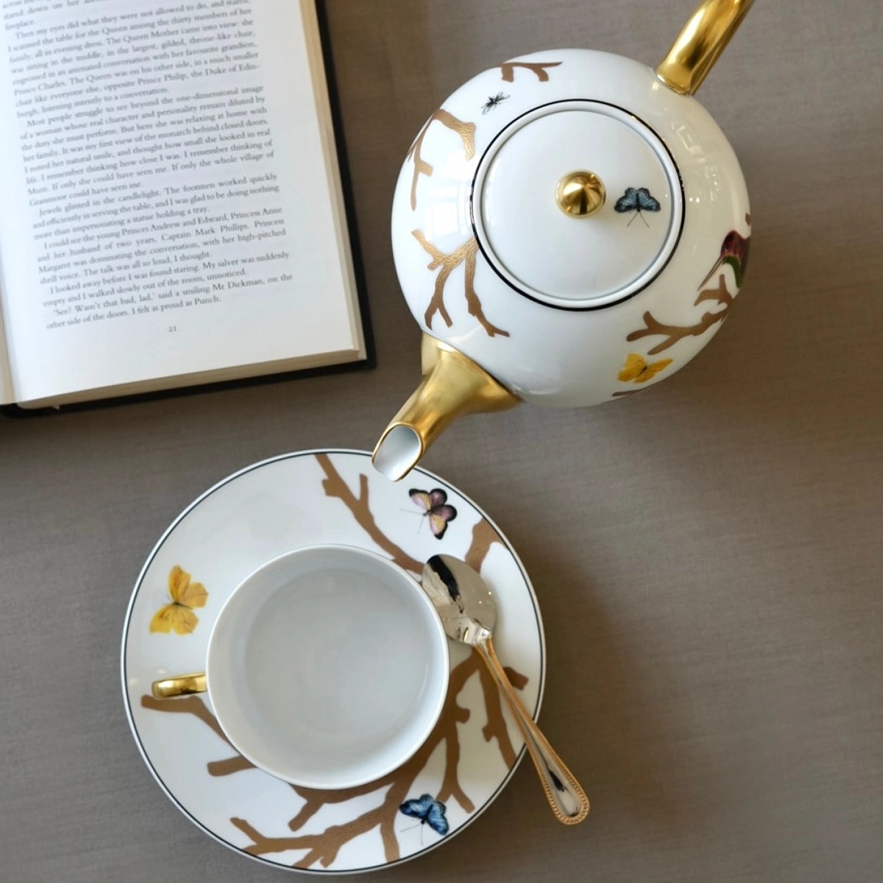 Чайник AUX OISEAUX 750 мл фарфор Bernardaud 2488/3088