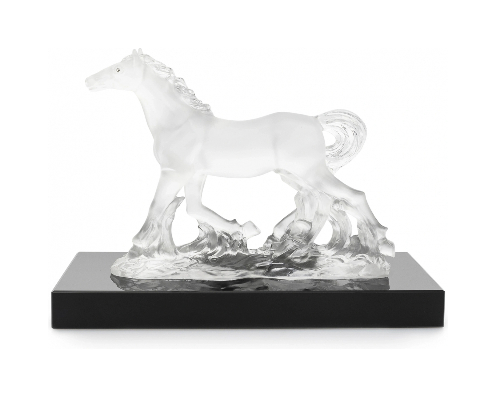 Скульптура PRAIRIE HORSE 14 см хрусталь прозрачная