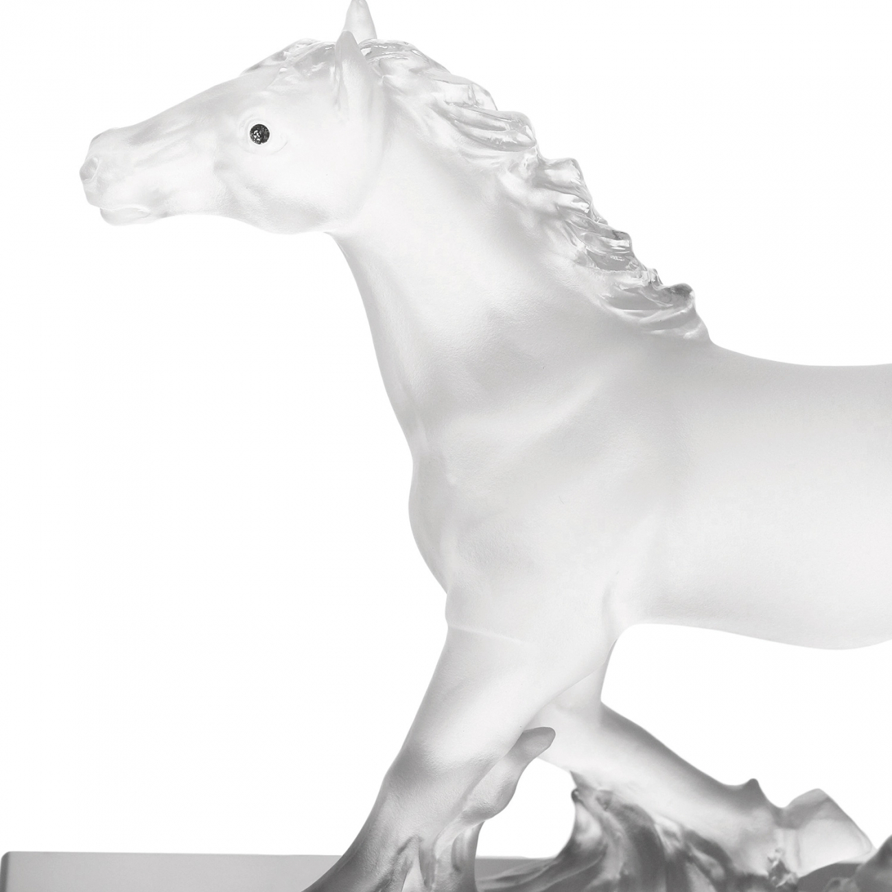 Скульптура PRAIRIE HORSE 14 см хрусталь прозрачная – 2