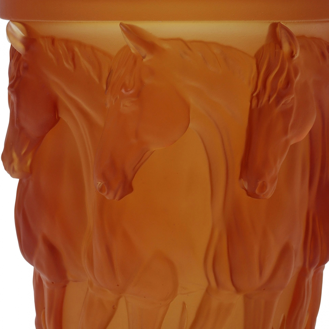 Ваза ORLOV 18.5 см хрусталь янтарная Tsar 202618Y