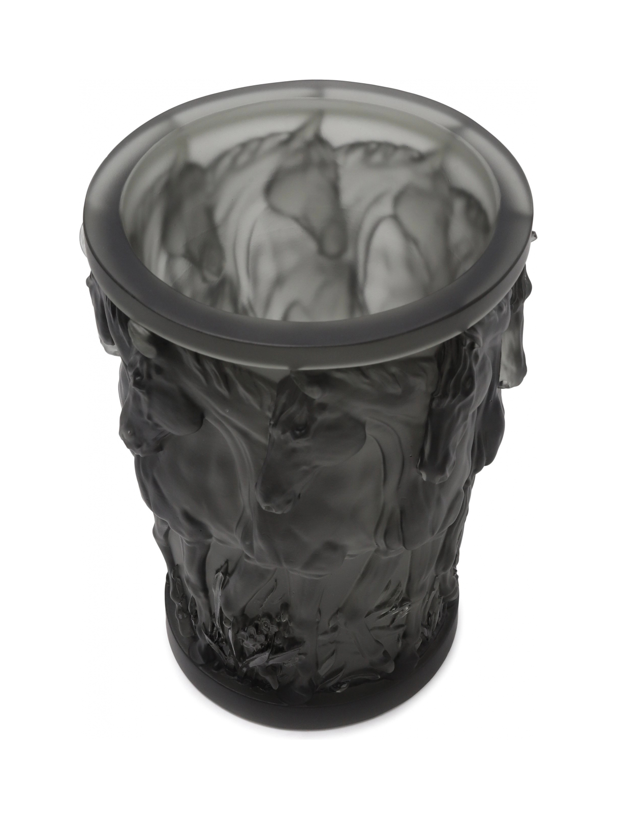 Ваза ORLOV 18.5 см хрусталь темно-серая – 2