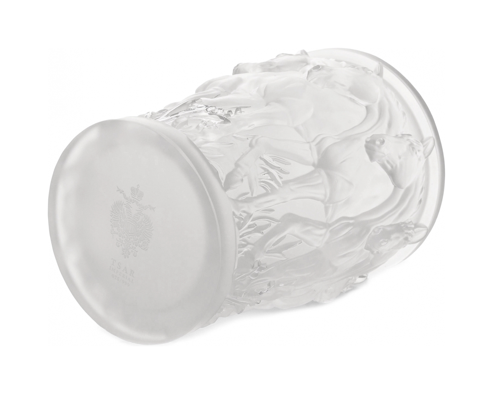 Ваза ORLOV 18.5 см хрусталь белая Tsar 202618CL