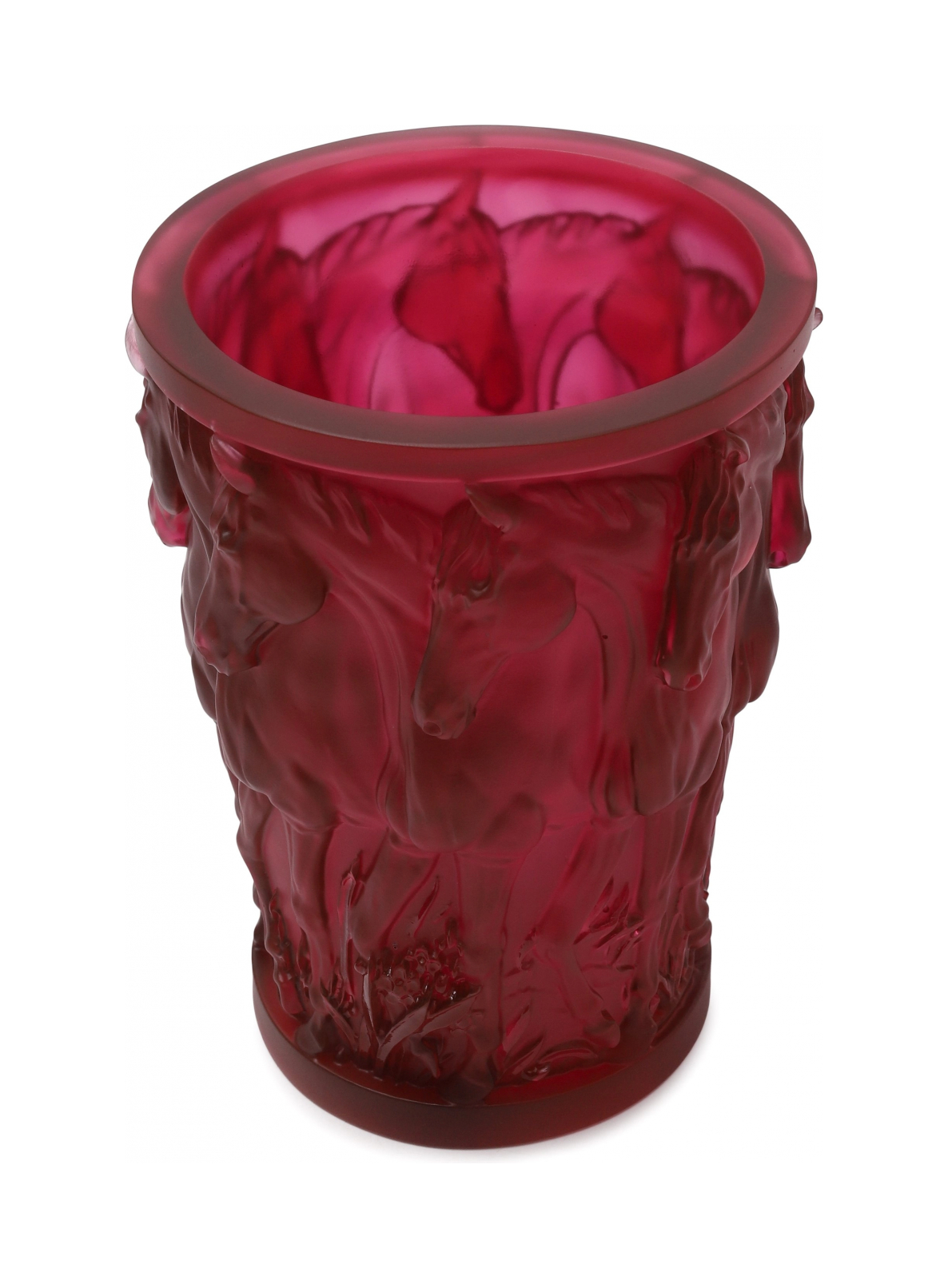 Ваза ORLOV 18.5 см хрусталь бордовая – 2