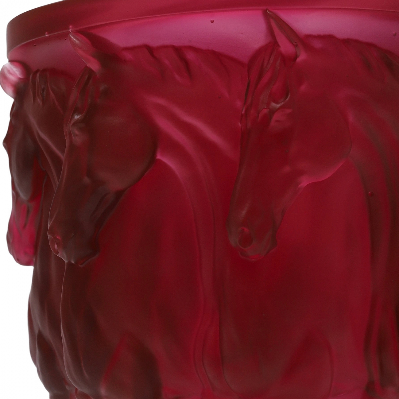 Ваза ORLOV 18.5 см хрусталь бордовая Tsar 202618R