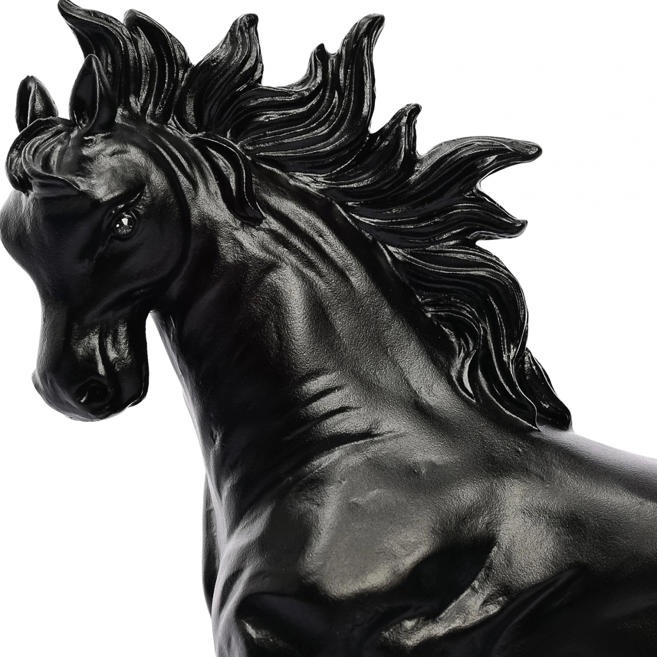 Скульптура BOGATYR Лошадь хрусталь черная – 2