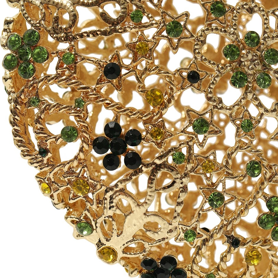 Набор елочных игрушек 4 шт металл хрусталь – 2