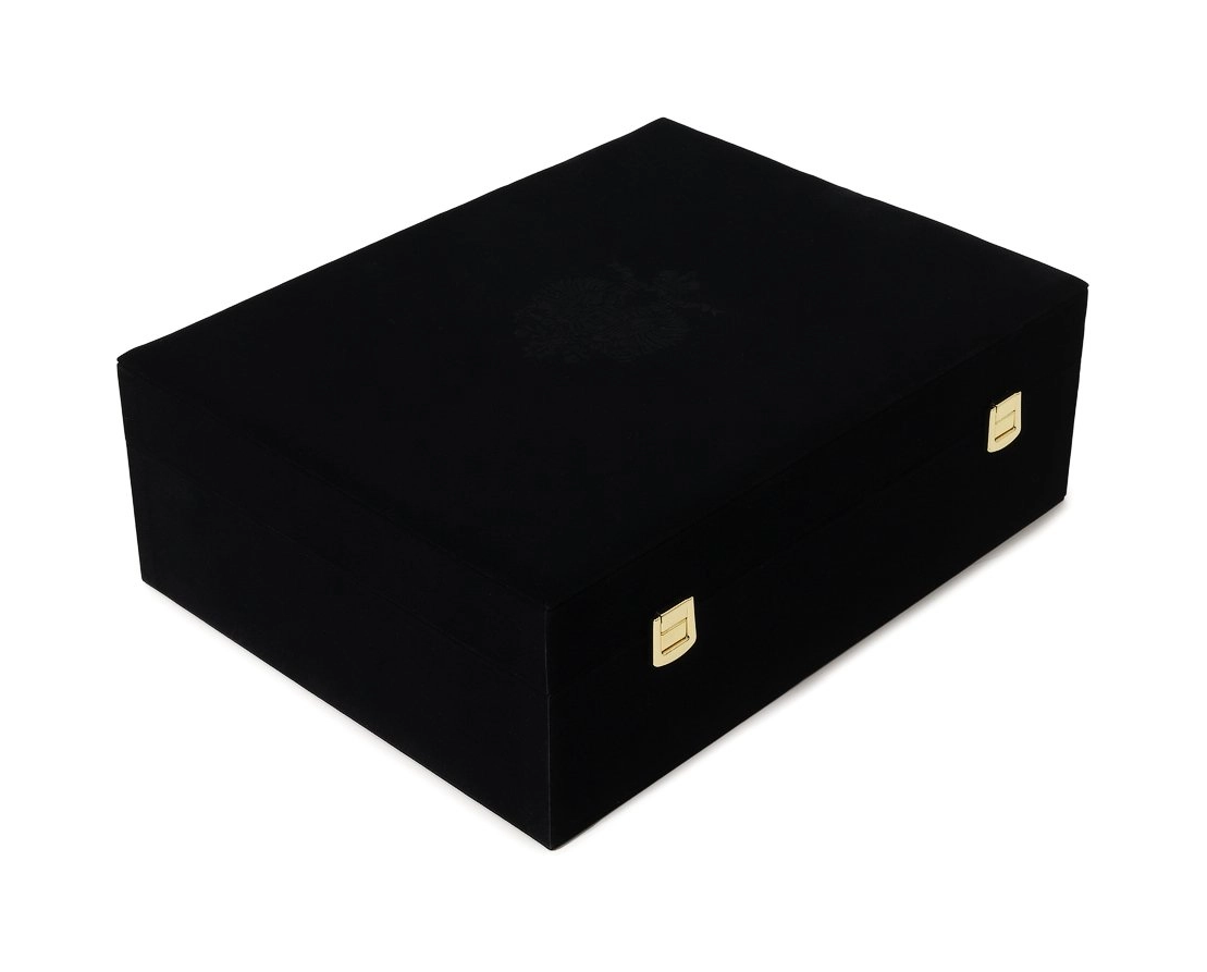 Набор елочных игрушек 4 шт металл хрусталь Tsar 680560