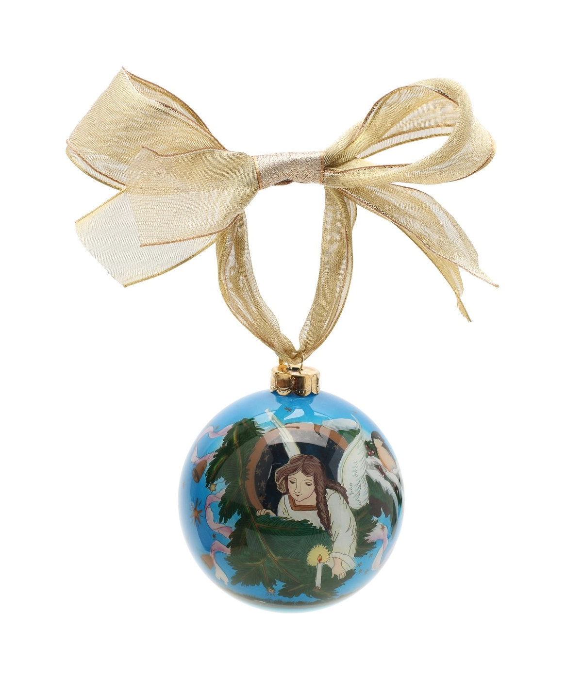 Набор елочных игрушек Рождество 6 шт стекло Tsar 680546