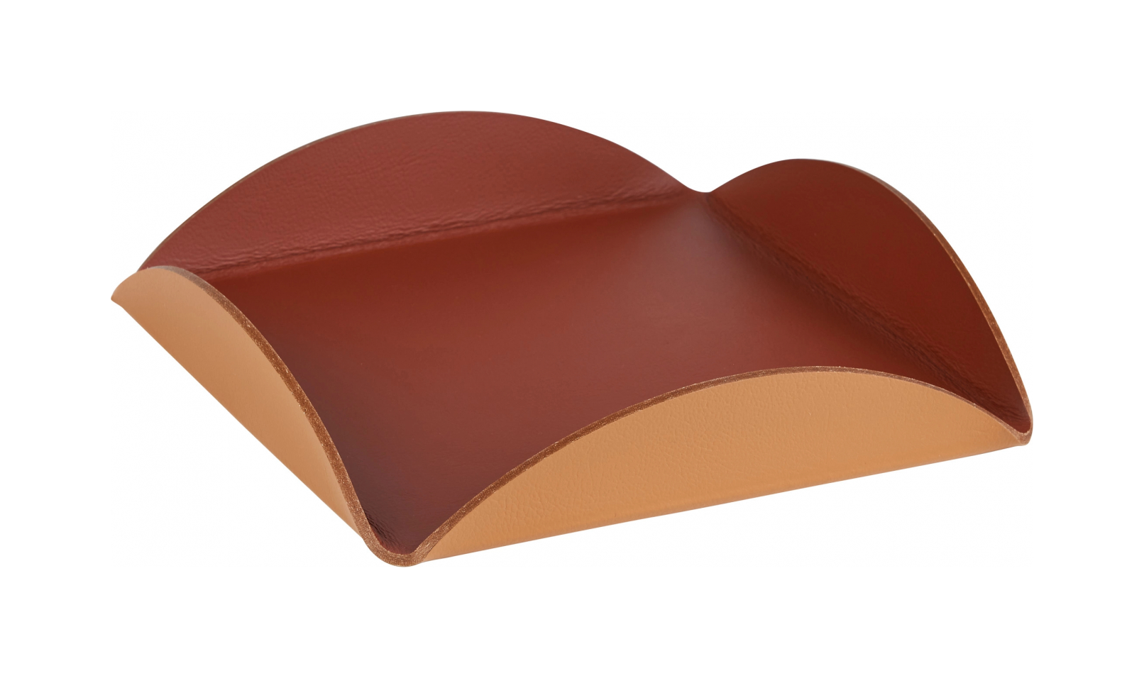 Подставка для сервировки 15x15 бордо, кожа