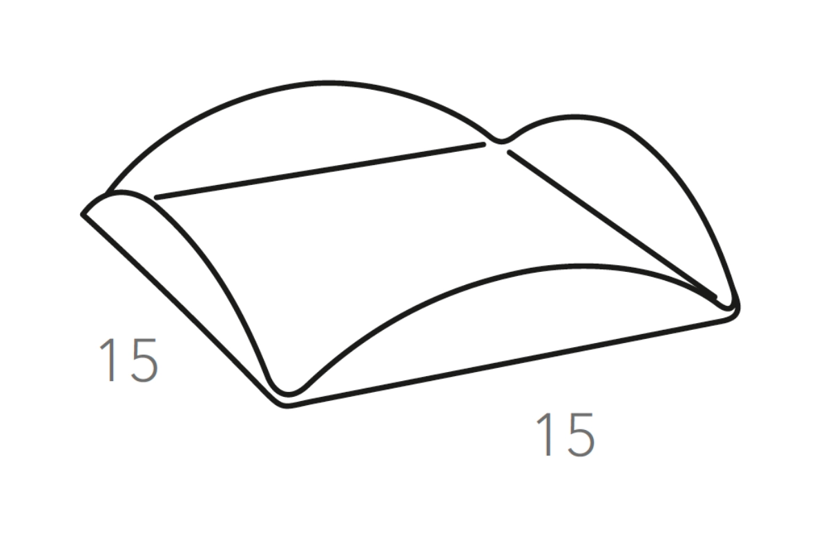 Подставка для сервировки 15x15 пепельная роза, кожа – 2