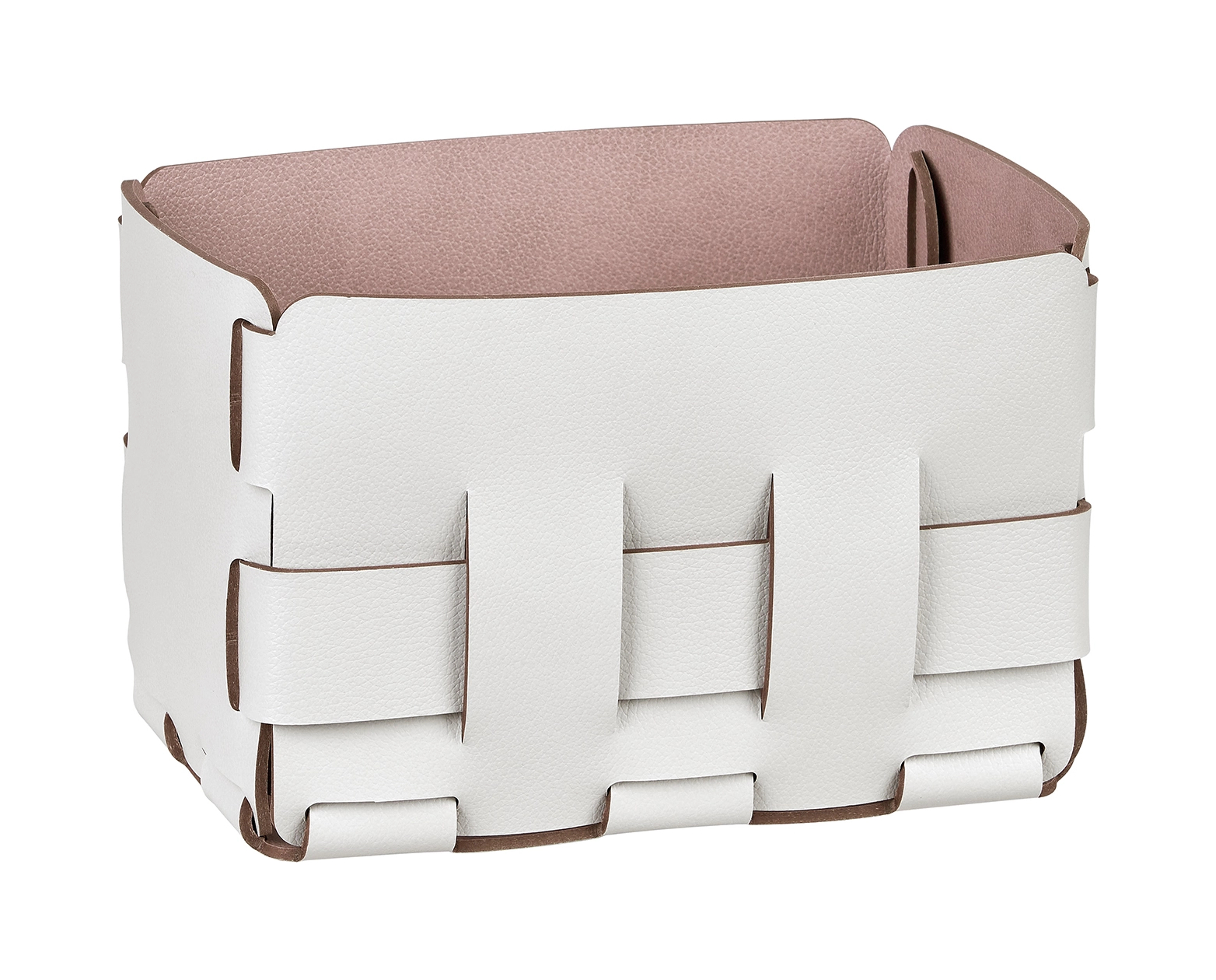 Корзиночка Mini BOTTEGA 12х19 устричная, кожа ADJ 1012.02.TS30