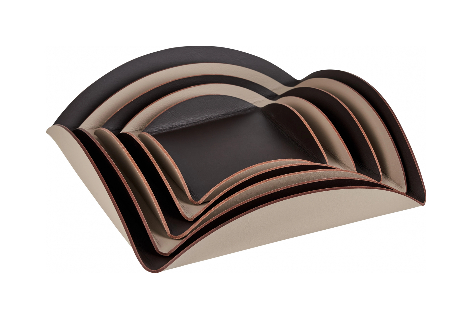 Подставка шоколад 35х35 кожа – 2