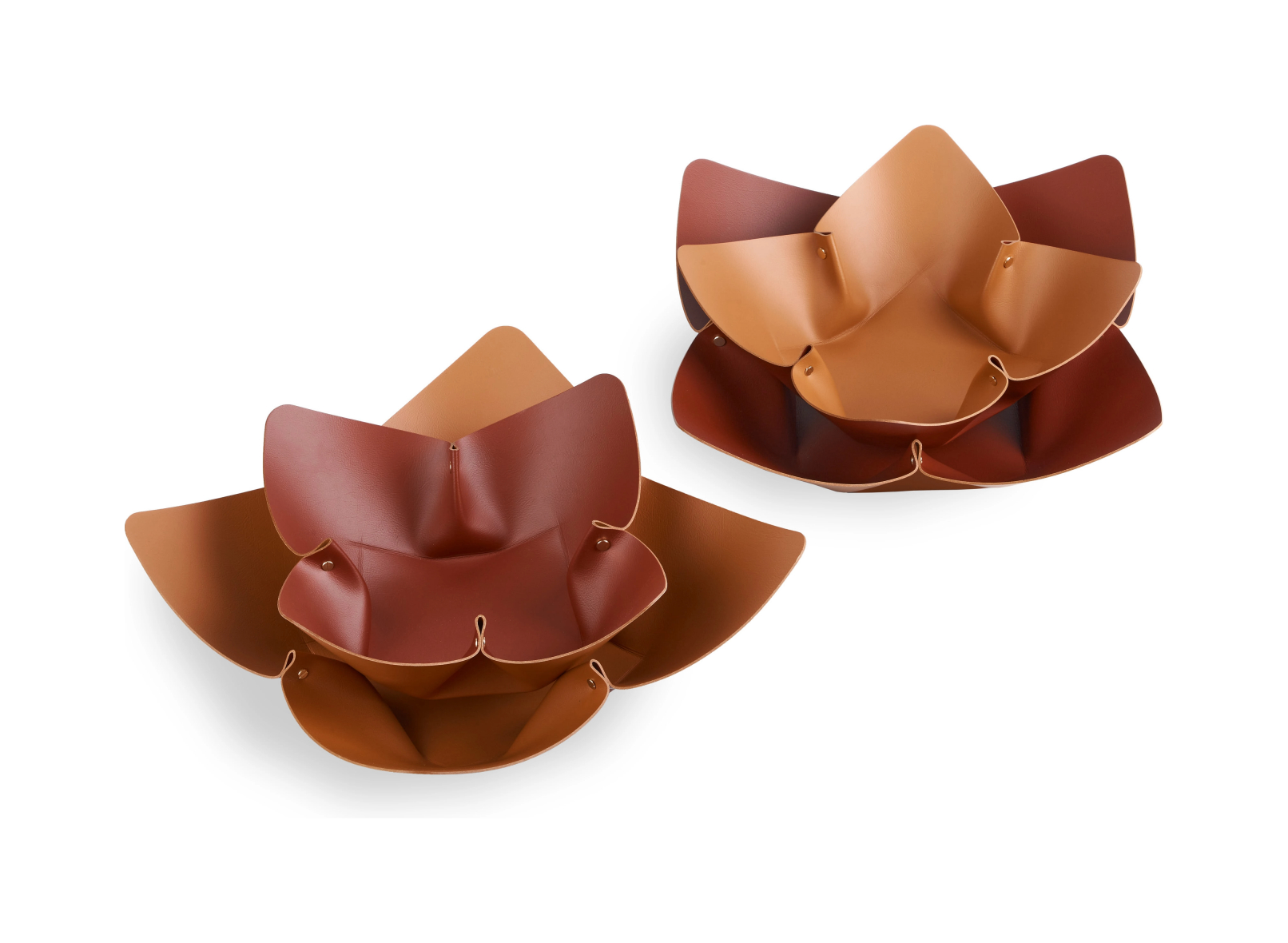 Фруктовница 35 см бордо, кожа ADJ 4035.30.TS16