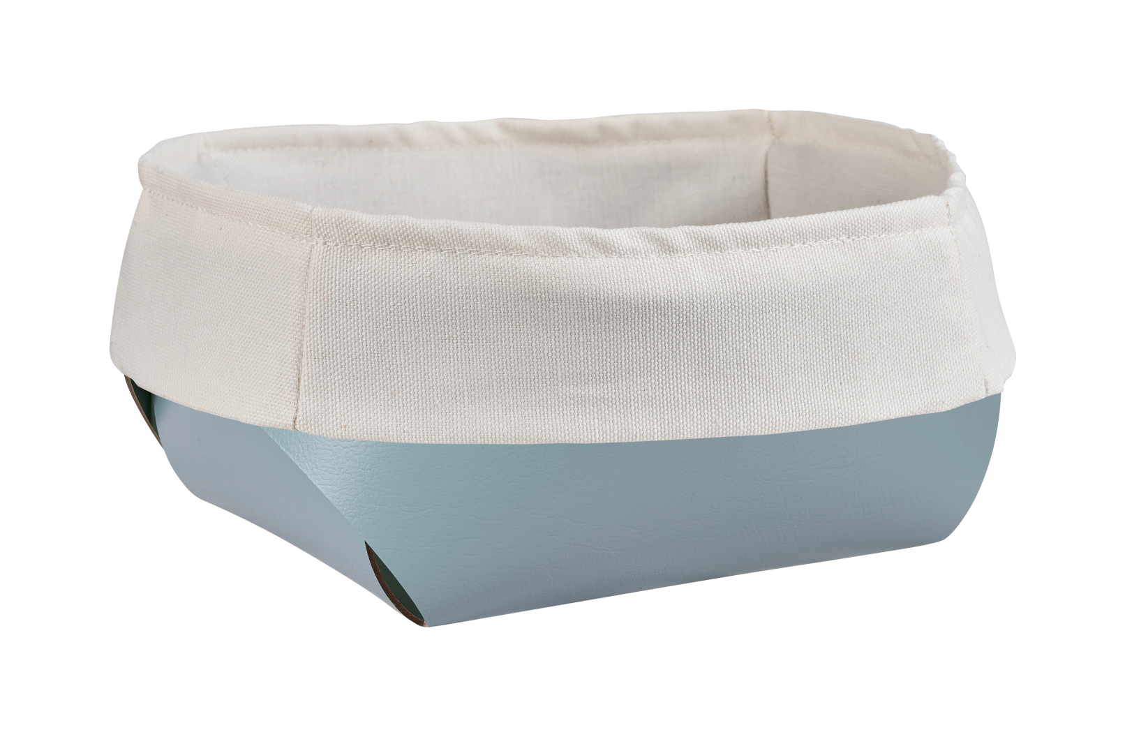 Корзина для хлеба FLORA 15х15 небесно-голубая, кожа ADJ 0041.50.TS16