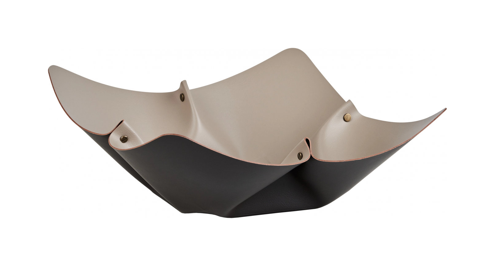 Фруктовница 45 см шоколад, кожа