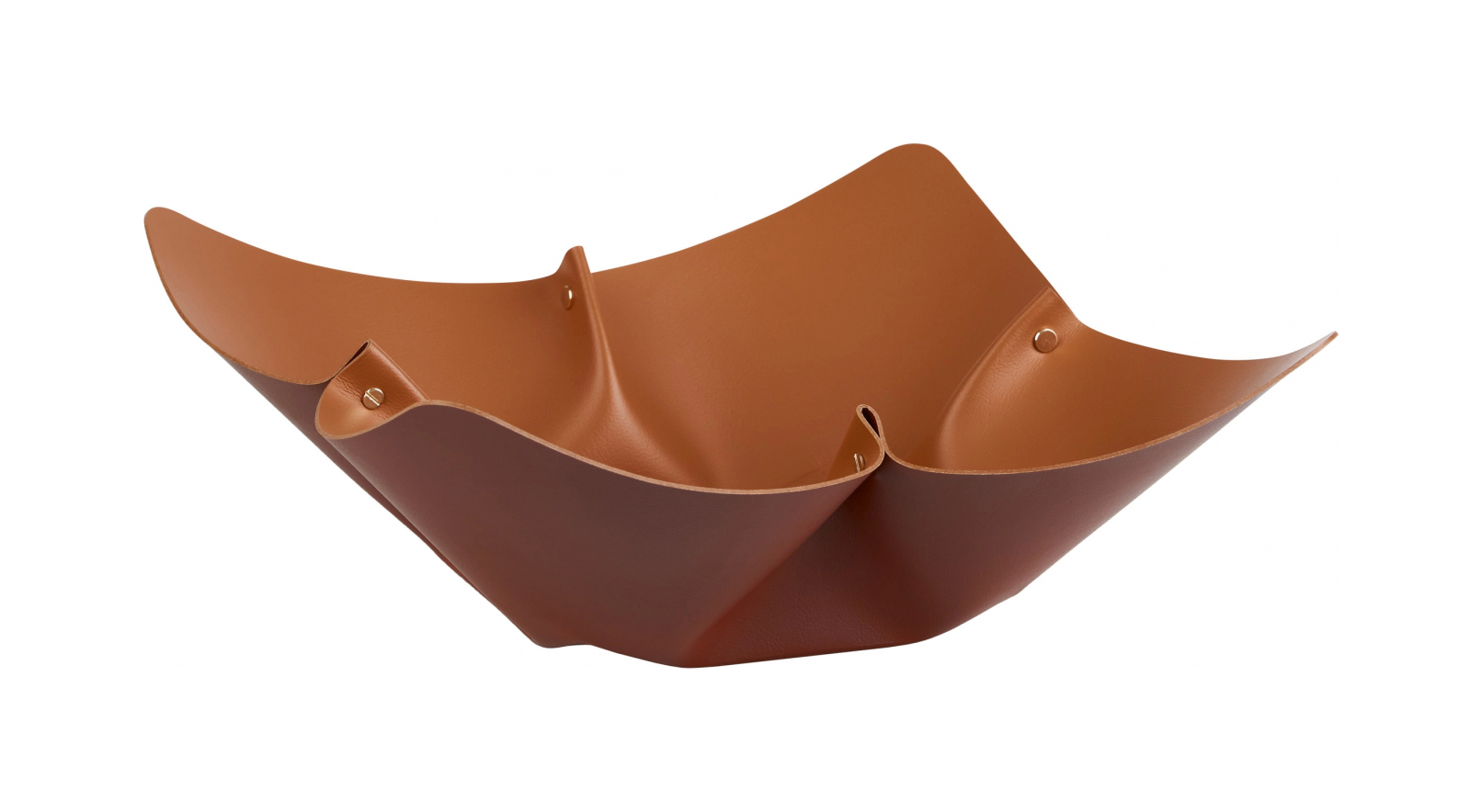 Фруктовница 45 см бордо, кожа