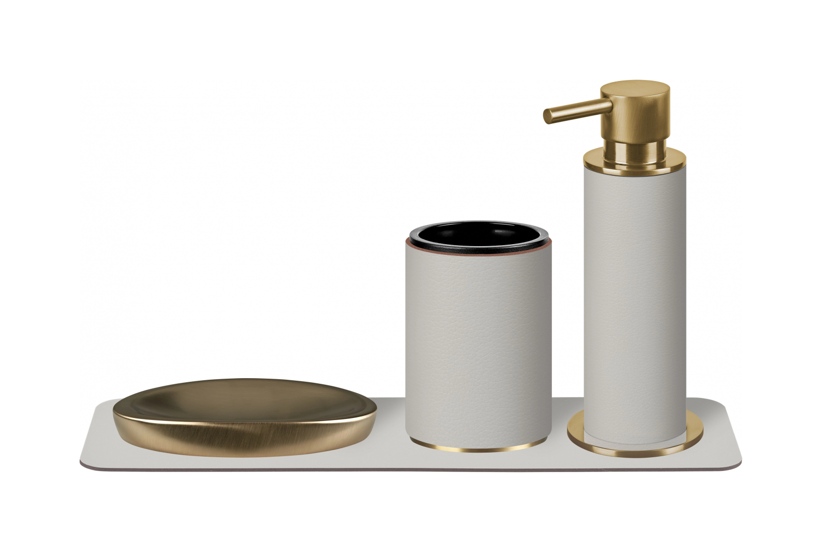 Диспенсер для мыла устричная кожа, матовое золото ADJ 4980.02.OM