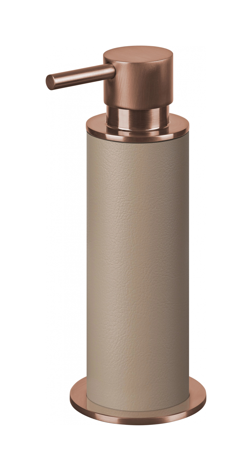 Диспенсер для мыла кожа капучино, медь