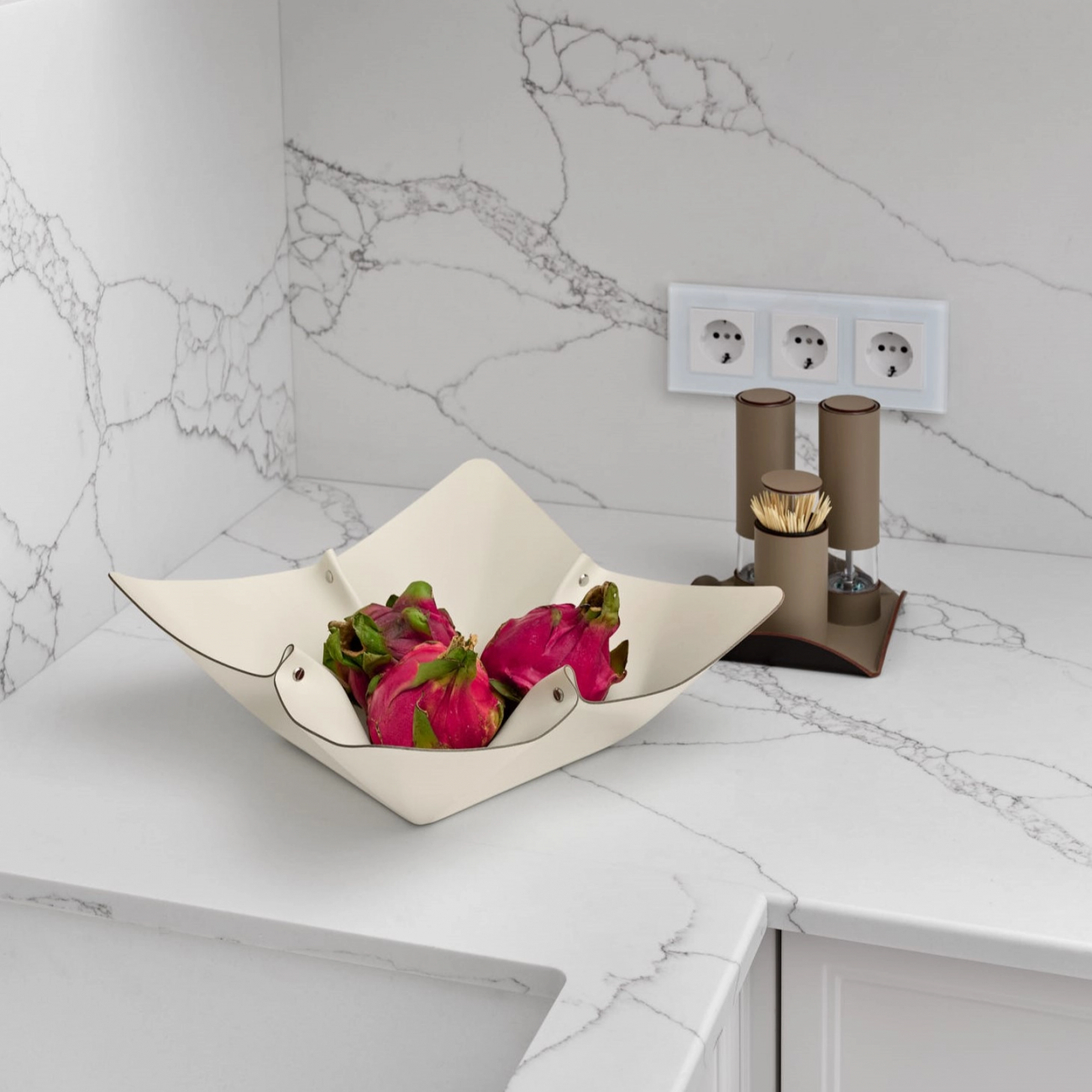 Электрическая мельница для специй 17 см капучино, кожа ADJ 0090.04