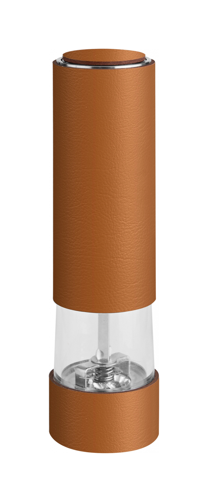Электрическая мельница для специй 17 см коньяк, кожа