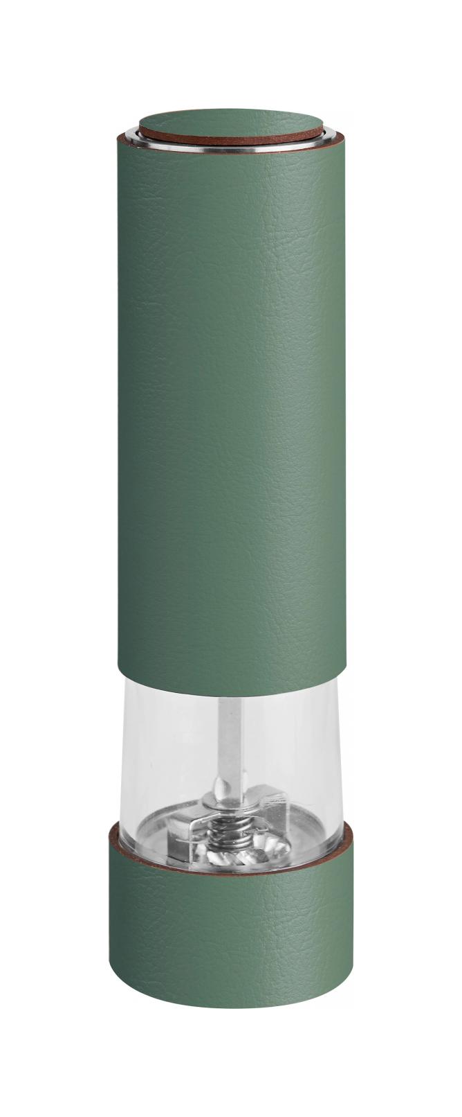 Электрическая мельница для специй 17 см эвкалипт, кожа