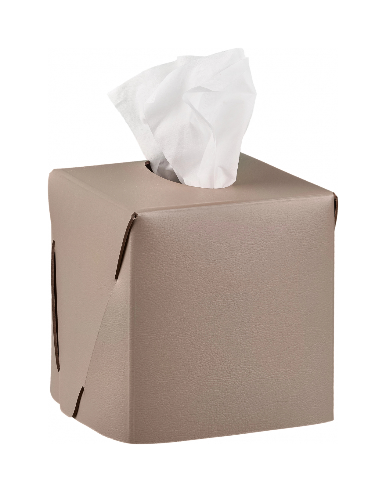 Салфетница для Kleenex 12x12 капучино, кожа ADJ 0015.04.TS16