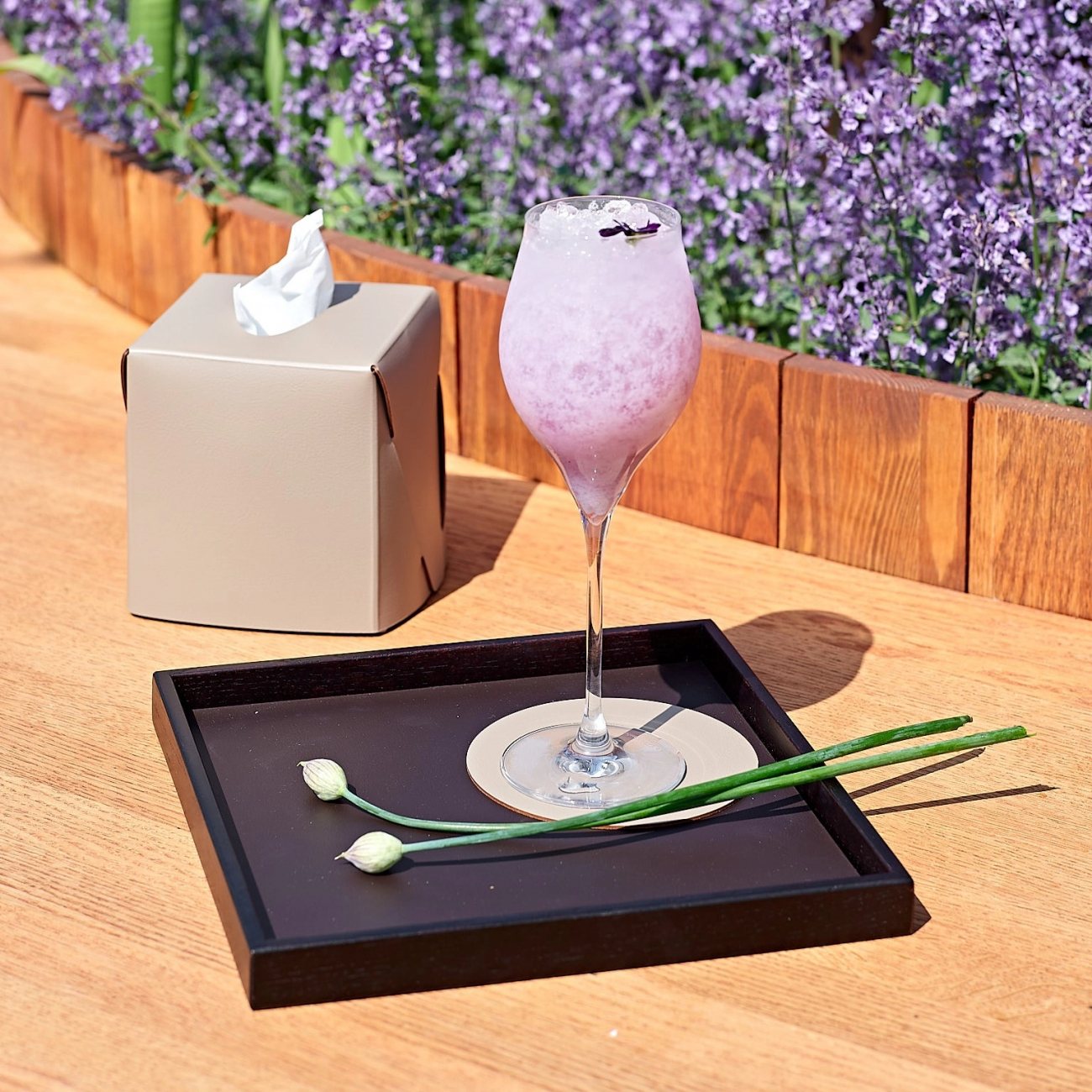 Салфетница для Kleenex 12x12 капучино, кожа ADJ 0015.04.TS16