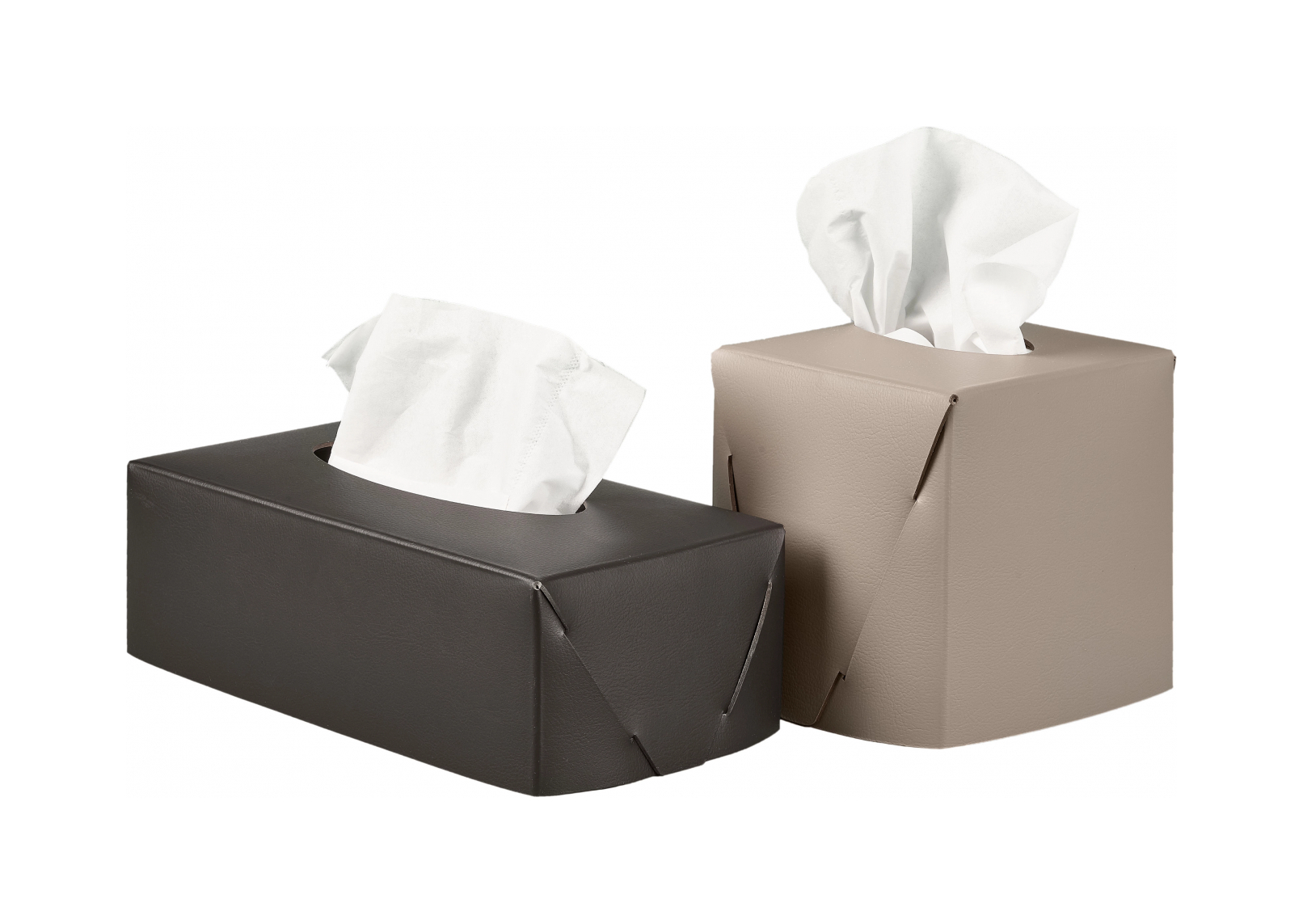 Салфетница для Kleenex 12x12 капучино, кожа ADJ 0015.04.TS16