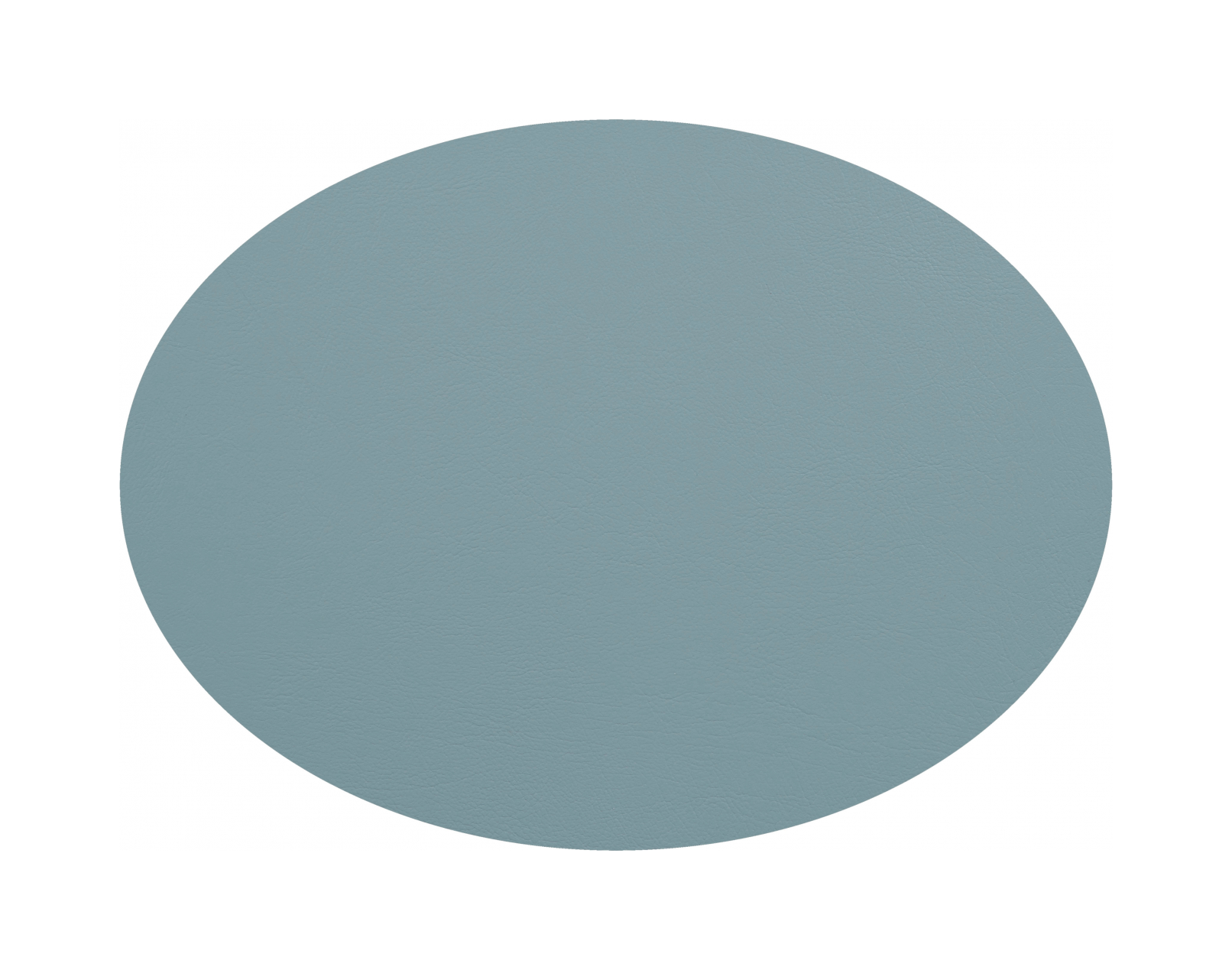 Плейсмат овальный двусторонний 47.5х35 см небесно-голубой и эвкалипт, кожа ADJ 0001.50/60.TS16