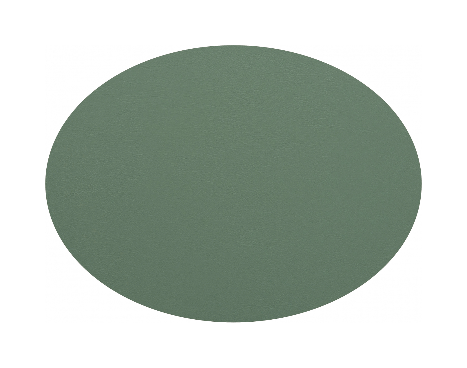 Плейсмат овальный двусторонний 47.5х35 см небесно-голубой и эвкалипт, кожа ADJ 0001.50/60.TS16