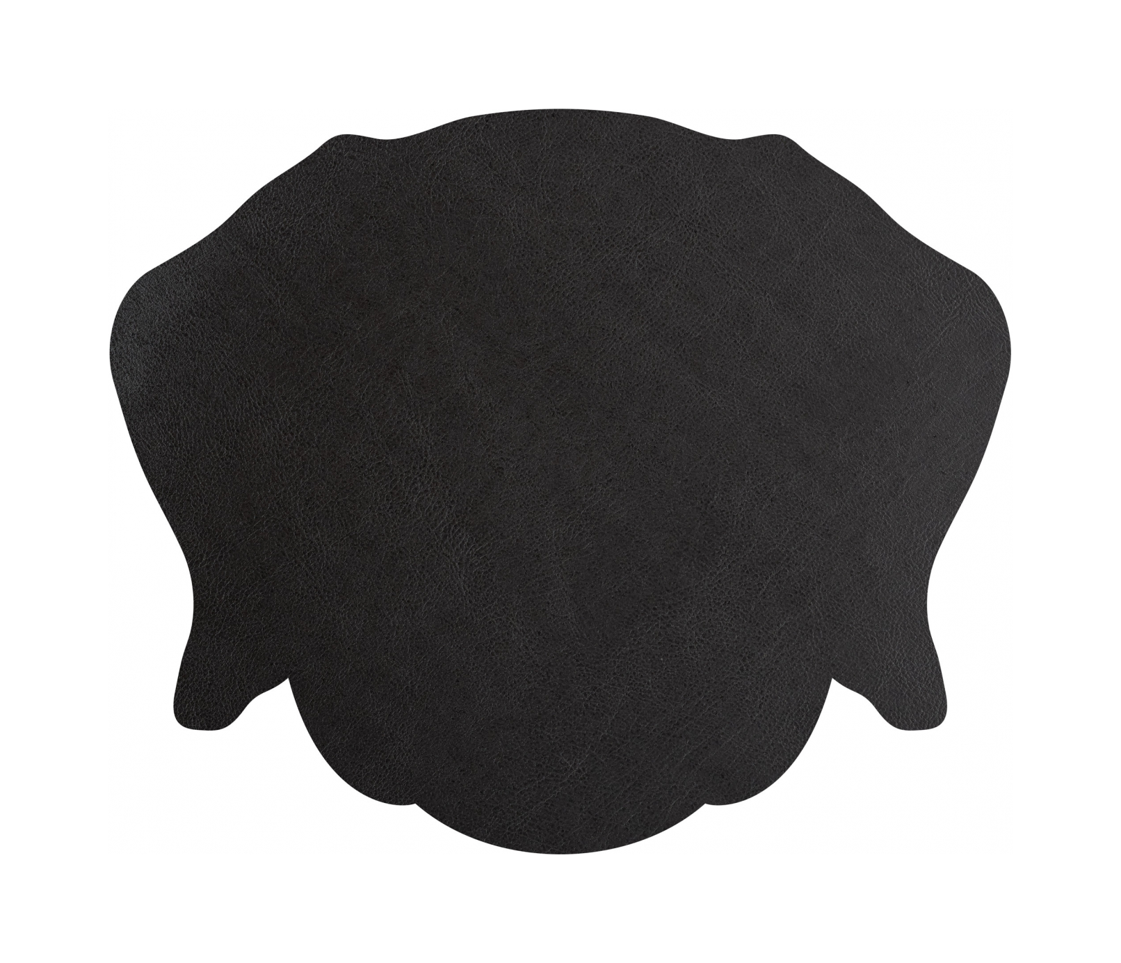 Плейсмат детский DOG двусторонний 42х35 см чёрный-серый, кожа – 2