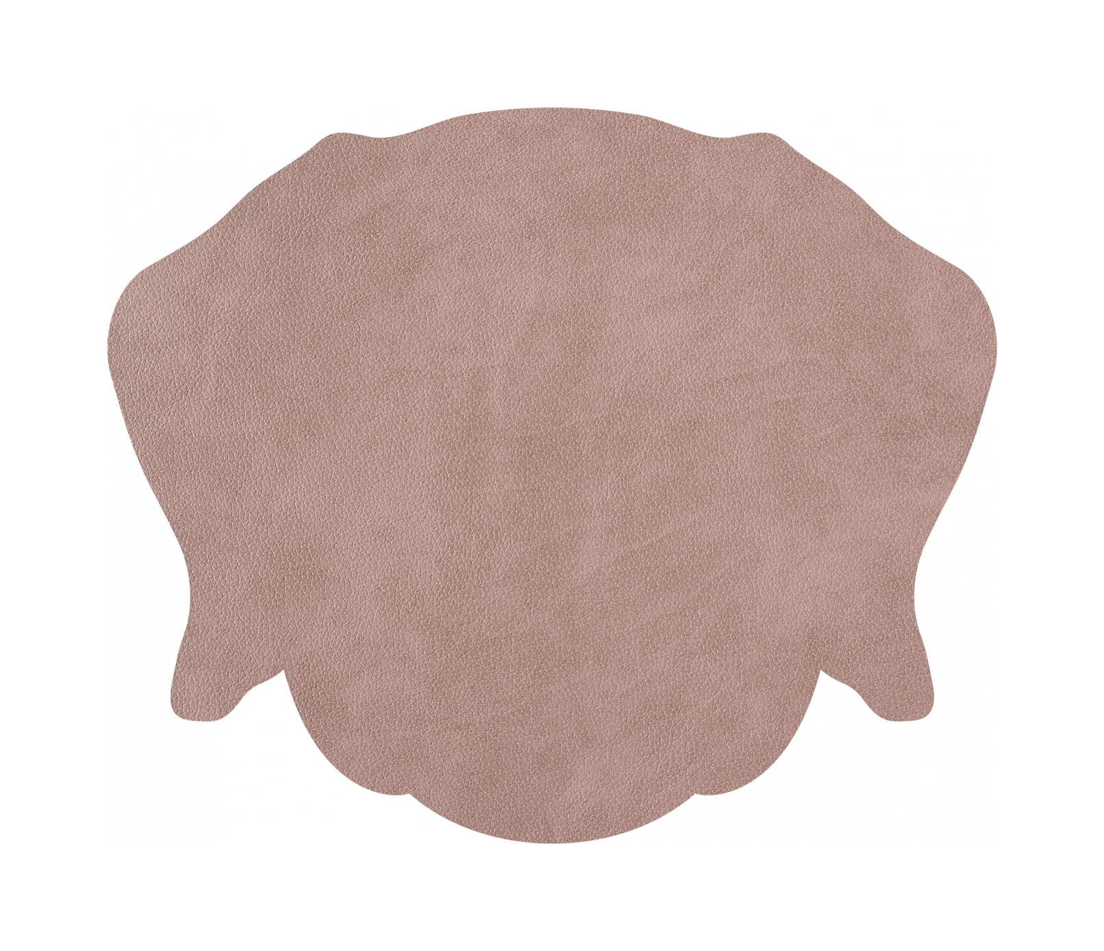 Плейсмат детский DOG двусторонний 42х35 см устричный-пепельная роза, кожа ADJ 0101.02/07.TS16