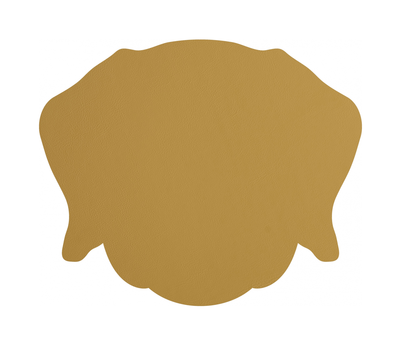 Плейсмат детский DOG двусторонний 42х35 см горчица-олива, кожа ADJ 0101.40/55.TS16