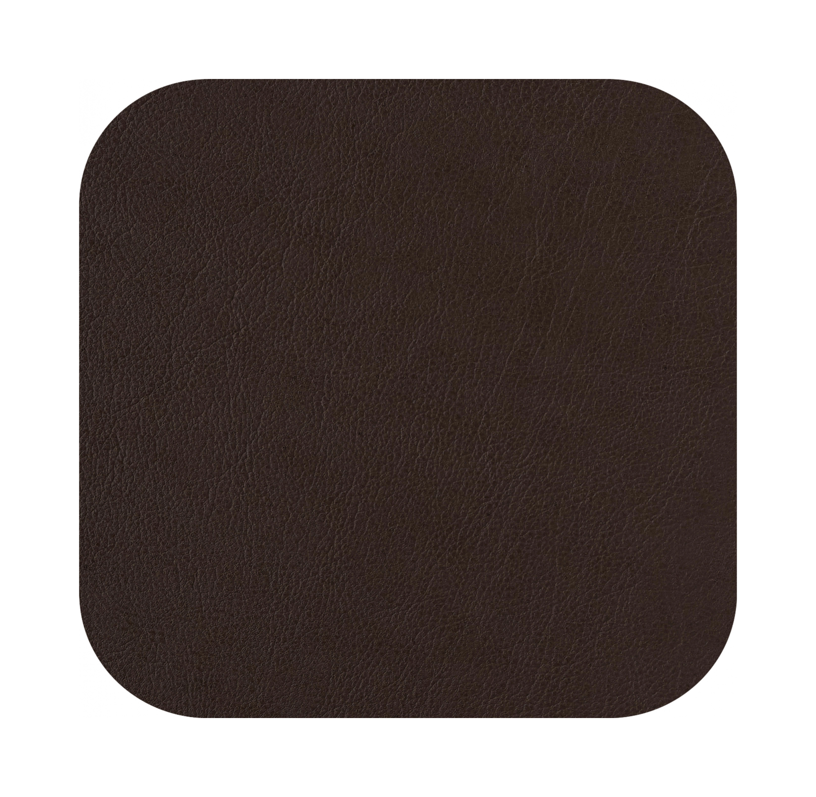 Костер квадратный двусторонний 12х12 см капучино-шоколад, кожа ADJ 0008.04/06.TS16