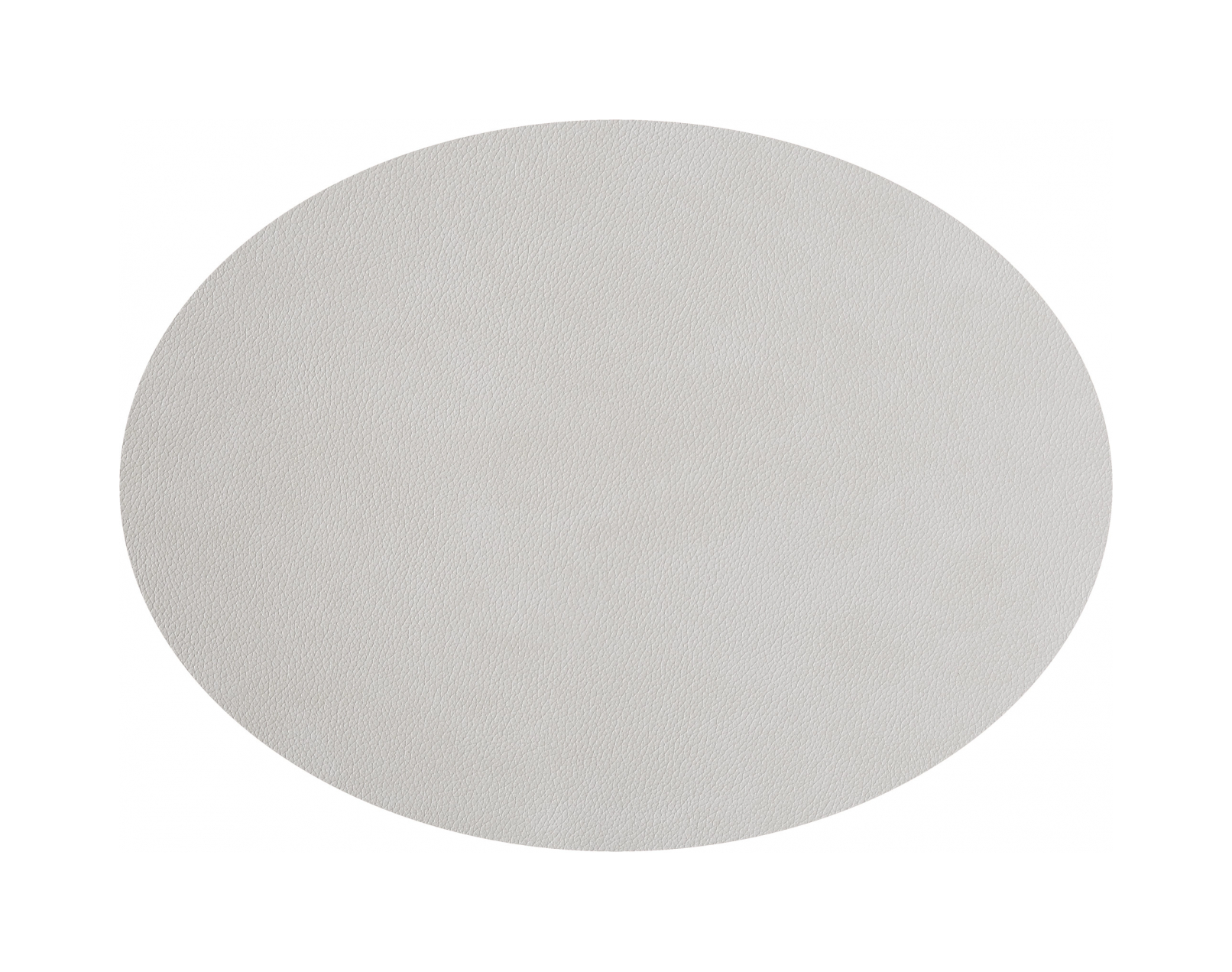 Плейсмат овальный двусторонний 47.5х35 см устричный-пепельная роза, кожа ADJ 0001.02/07.TS16