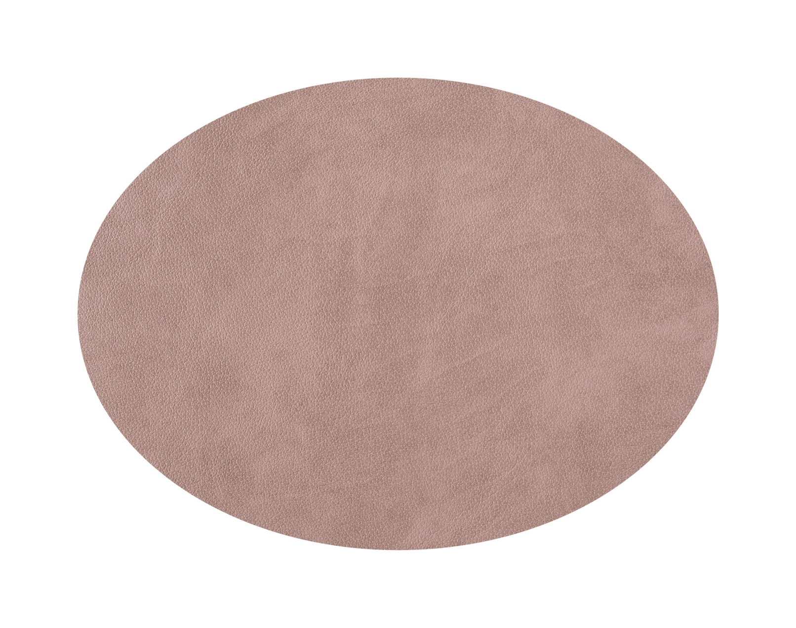 Плейсмат овальный двусторонний 47.5х35 см устричный-пепельная роза, кожа ADJ 0001.02/07.TS16